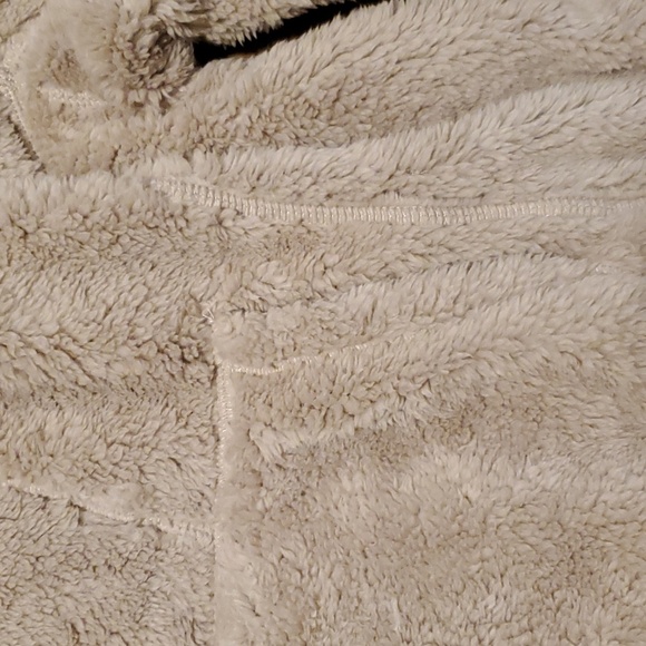 Aeropostale NWT Sherpa Fleece Half-Zip Pullover Jacket Sweatshirt Tan Size XS - Picture 8 of 14